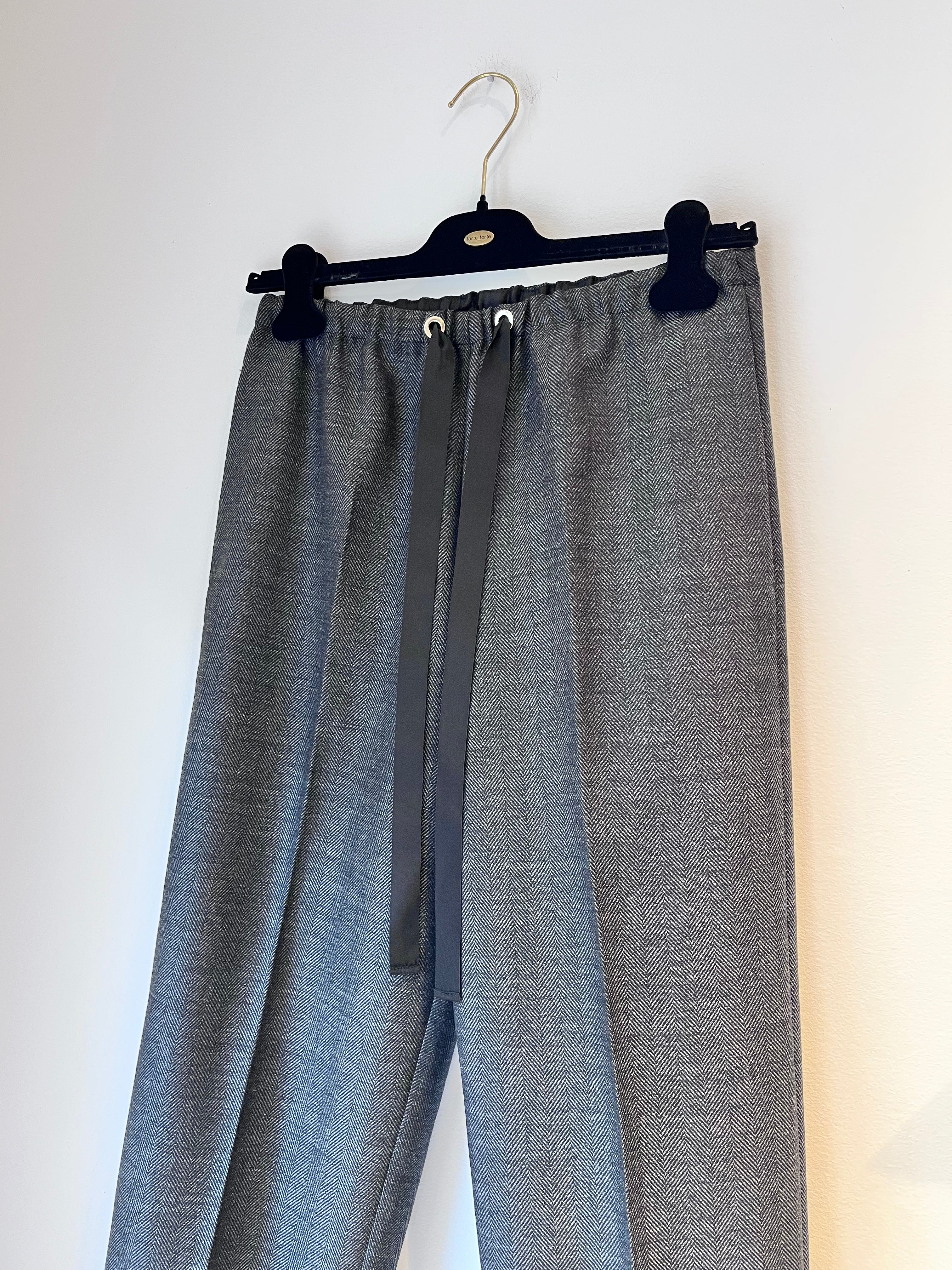 Forte Forte - My Pants Harringbone Antracite
