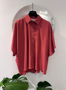 Momoni - Brooklyn Shirt Fuschia - Organic Fashion - ES Webshop