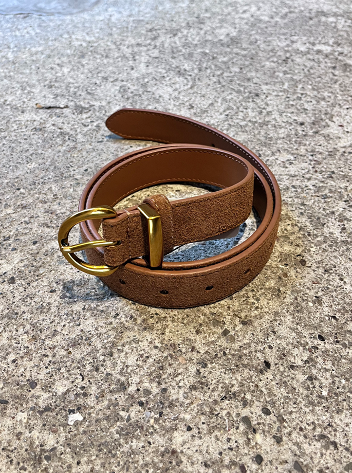 Plisse - Romal Bælte Light Brown