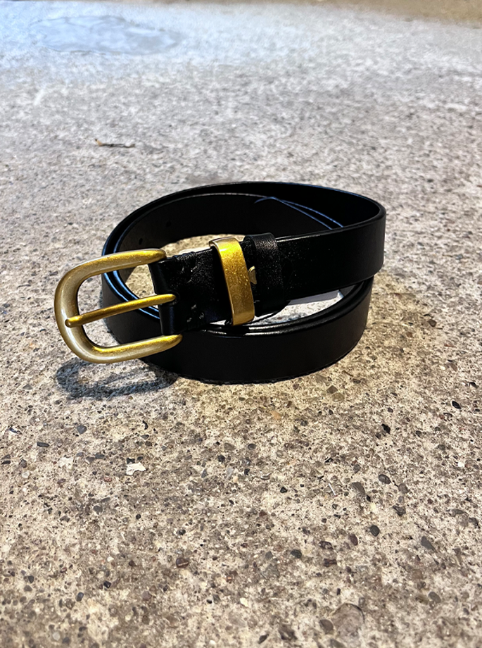 Plisse - Akanel Bælte Sort