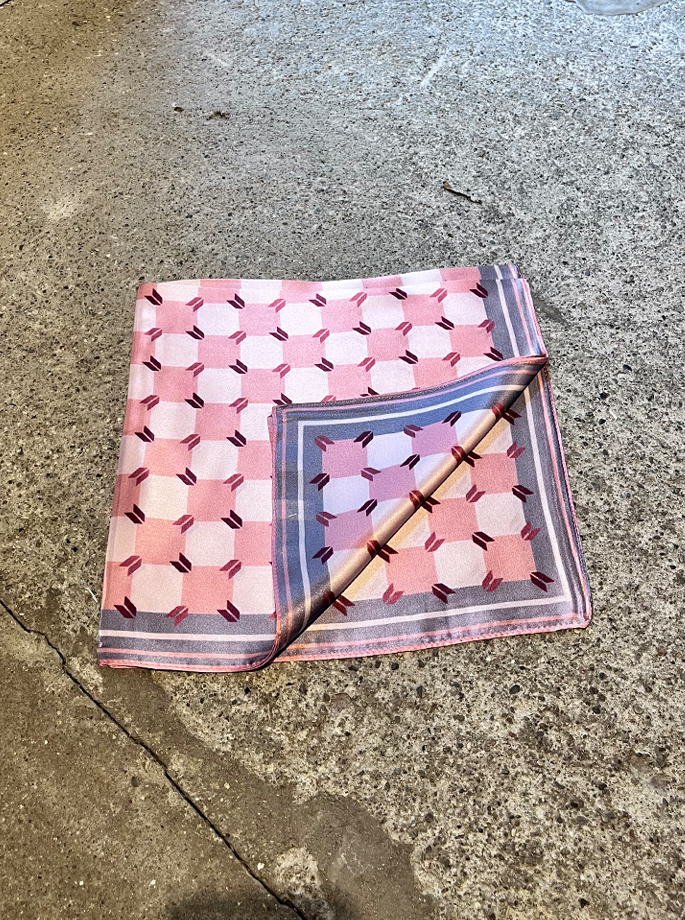 Plisse - Steele Tørklæde Rose