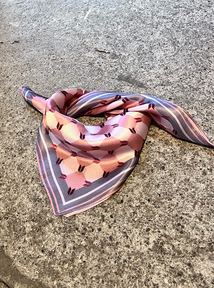 Plisse - Steele Tørklæde Rose