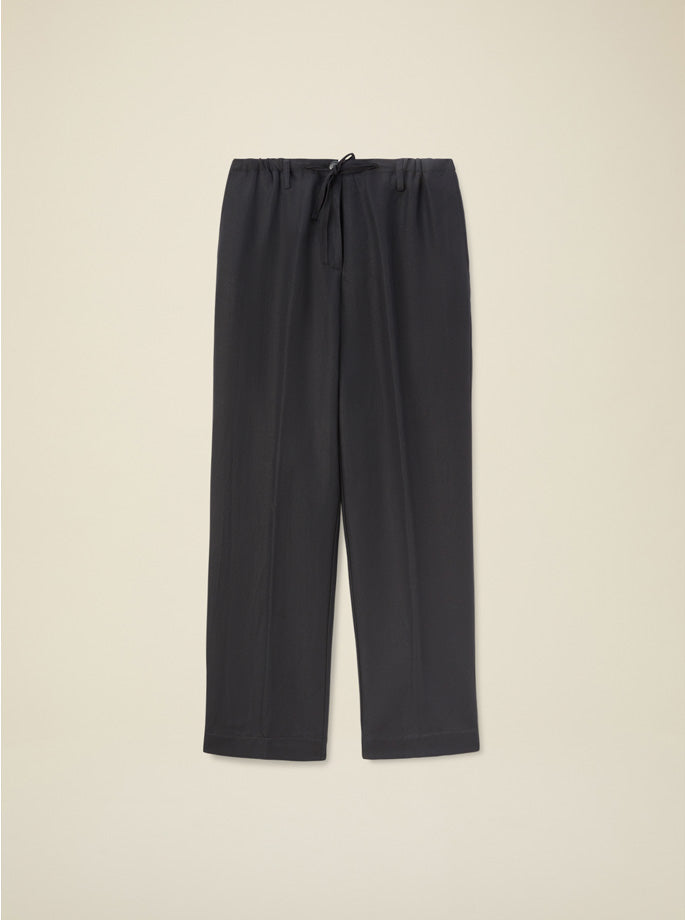 Pomandere - Bukser sort med bindebånd - Organic Fashion - ES Webshop