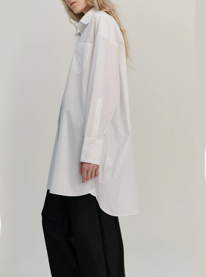 Rhea - 112 Skjorte Kjole Hvid
