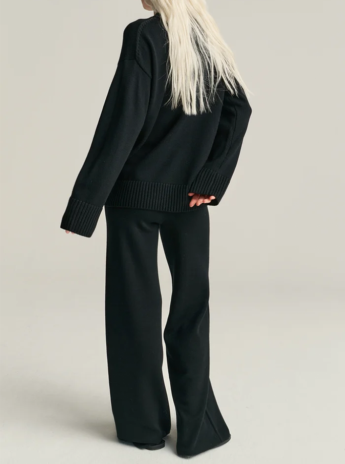 Rhea - Merino Wool Bukser sort