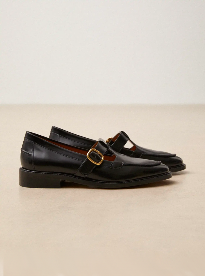 Rivecour - n°84 Polished Leather Loafers Sort
