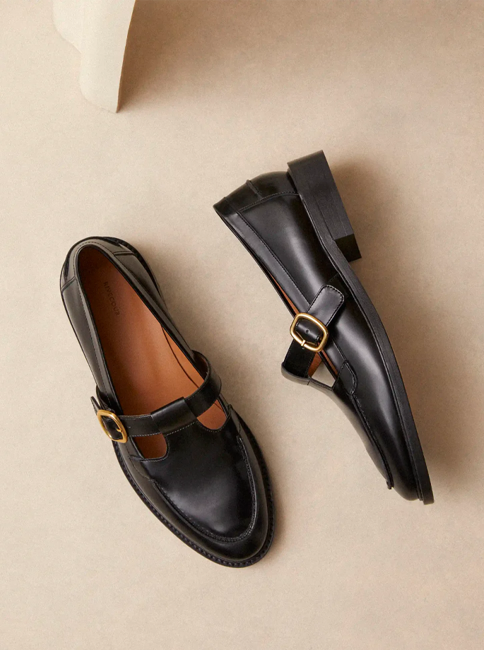 Rivecour - n°84 Polished Leather Loafers Sort