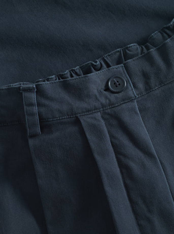 Rue De Tokyo - Prudie Dyed Twill Bukser Dark Navy