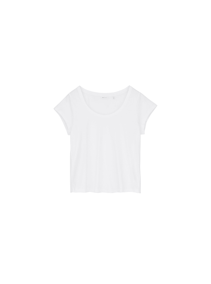 Skall Studio - Andy Wide Neck Tee Optic White