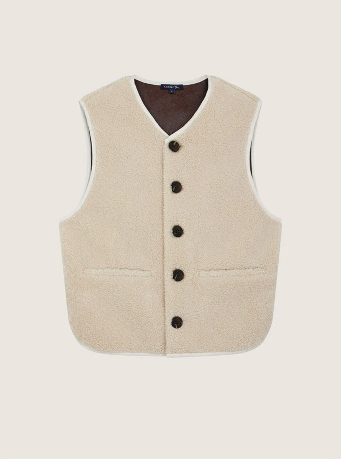 Soeur - Fusil Vest Ecru - Organic Fashion - ES Webshop