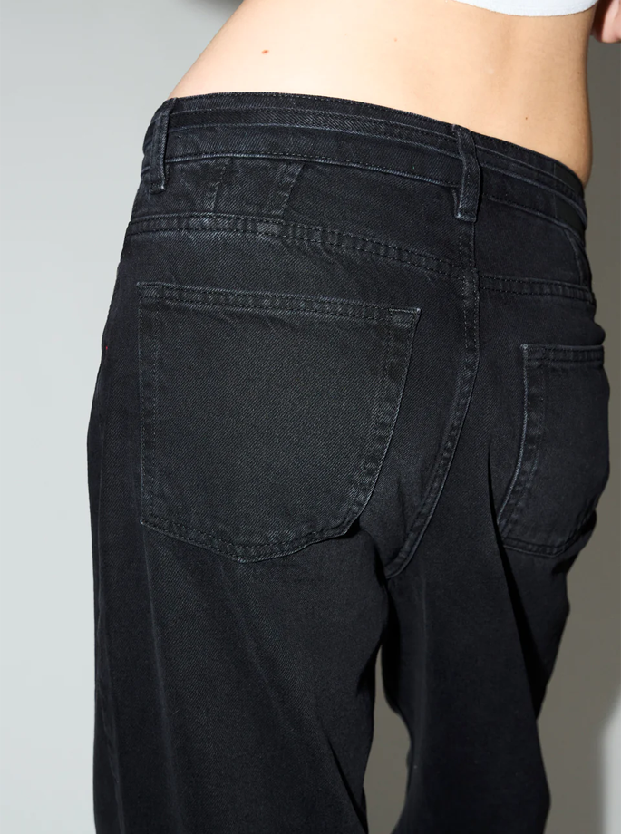 Tomorrow Denim - Kaia Slung Belt Jeans Heritage Black