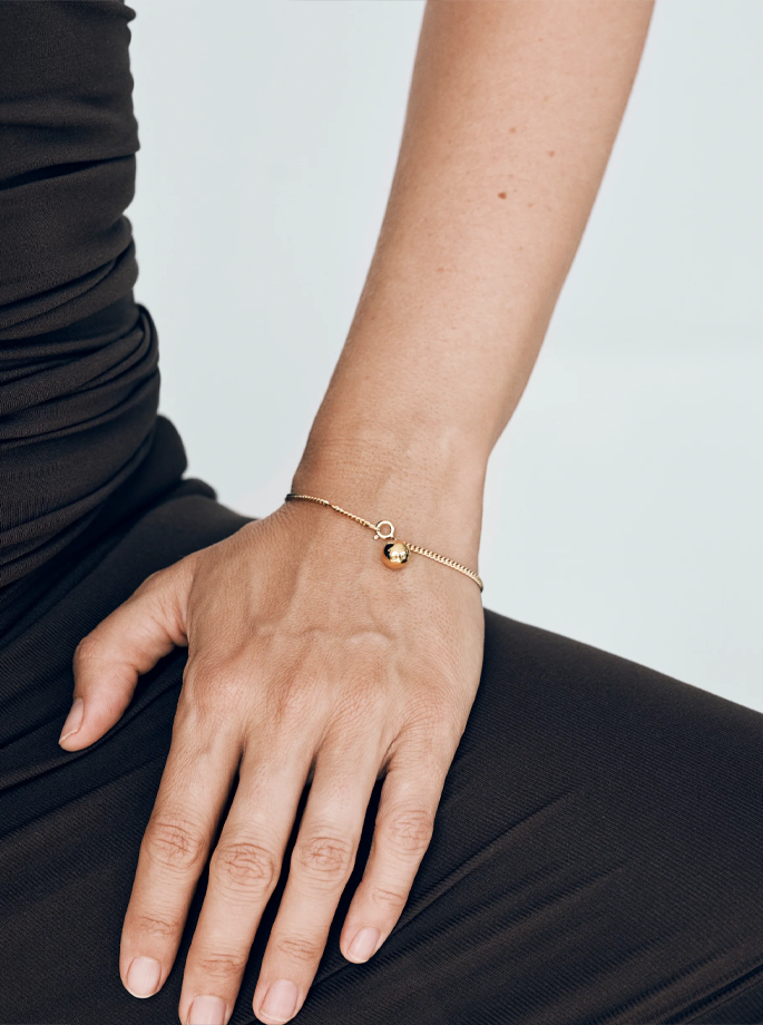 Trine Tuxen - Bullet Armbånd forgyldt sterlingsølv