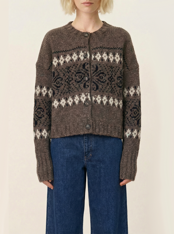 Vanessa Bruno - Hinata Cardigan mønstret