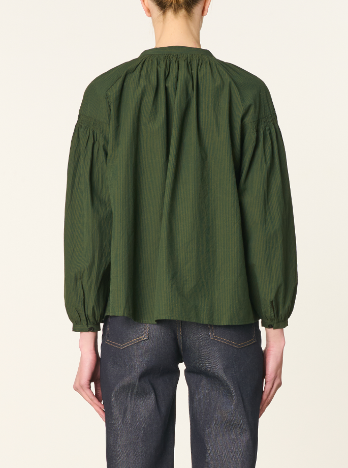 Vanessa Bruno - Nipoa Bluse Verte Fonce