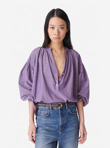 Vanessa Bruno - Nipoa Bluse Violet - Organic Fashion - ES Webshop