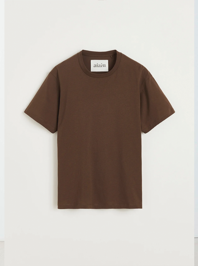 Aiayu - Classic Circular Tee Coffee