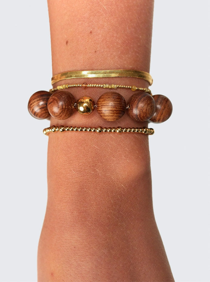 Anni Lu - woody bracelet