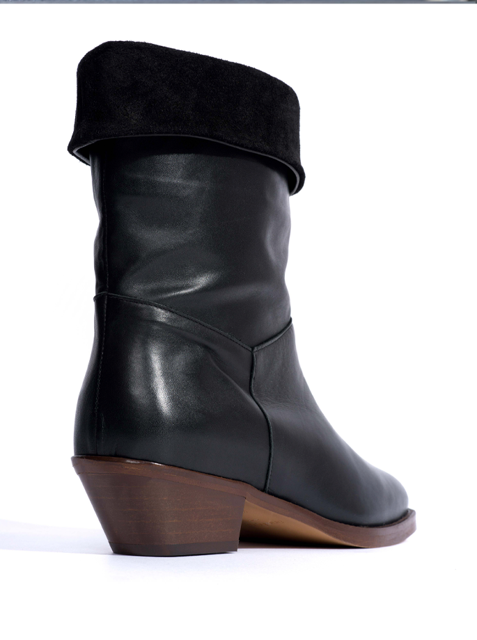 Anonymous - Patricia Soft Calf & Suede Leather Sort
