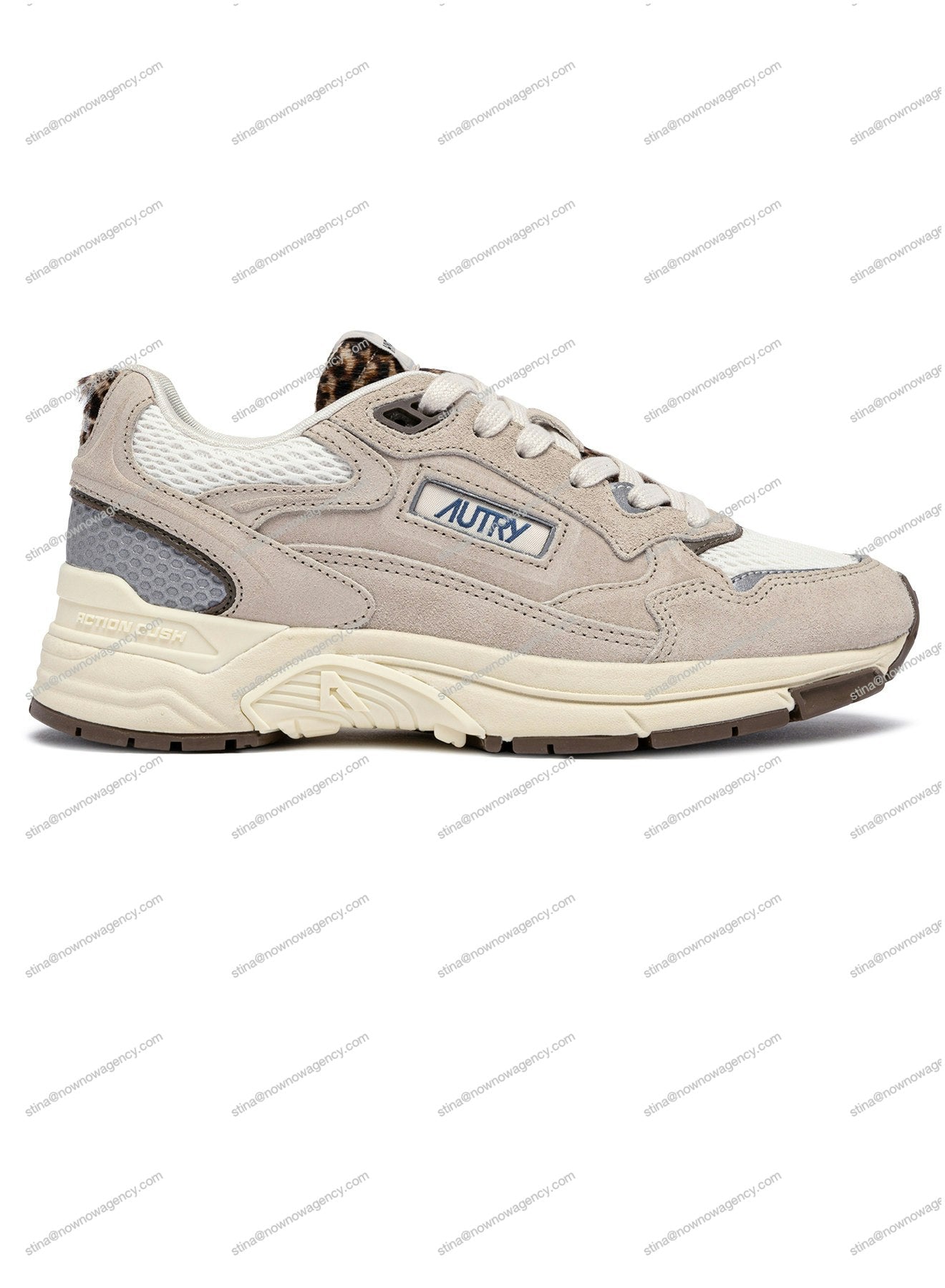 Autry - WA01 Hyperway Low Sneaker Sand/Marshmallow/Leopard