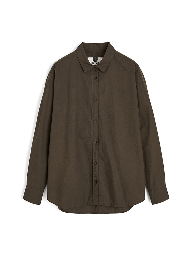 Aiayu - Oversize Skjorte Smokey Brown