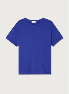 American Vintage - Sonoma T-Shirt Royal Blue - Organic Fashion - ES Webshop