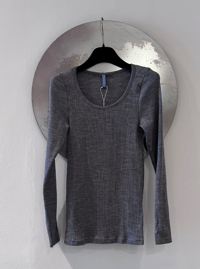 Armor Lux - Tee Shirt Gris Argent