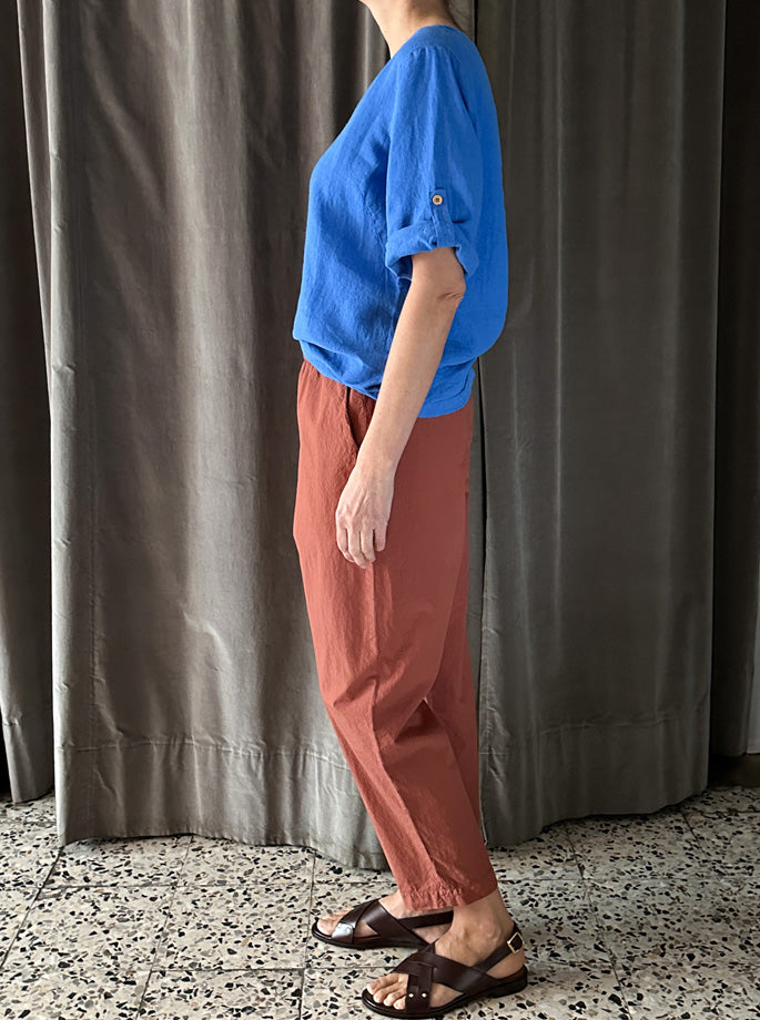 Armor Lux - Kortærmet Top Blue Saphir