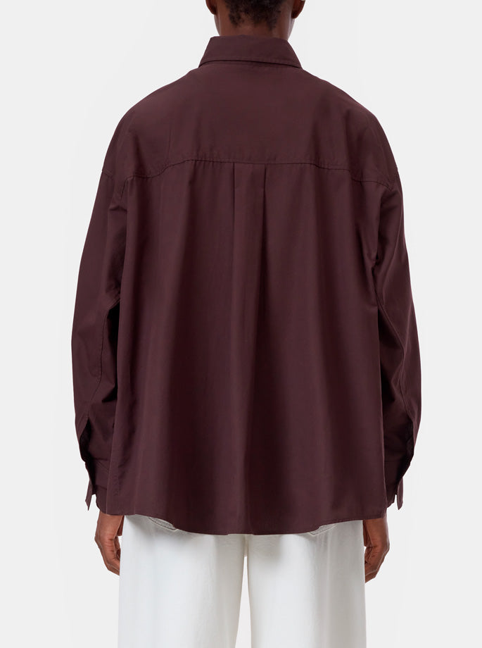Closed - Cape skjorte cinder brown