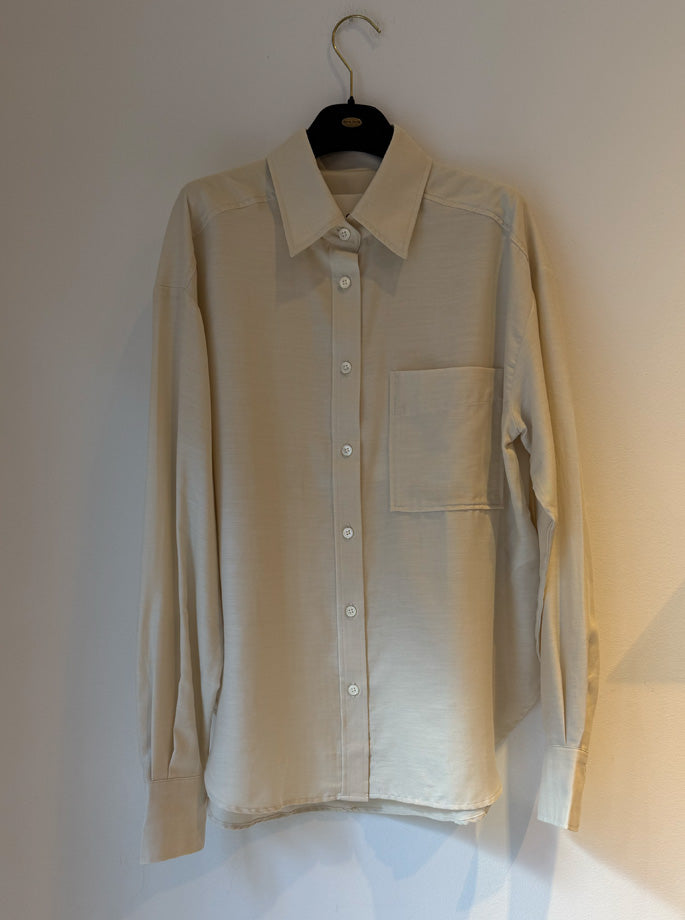 Closed - Oversized skjorte Almond cream