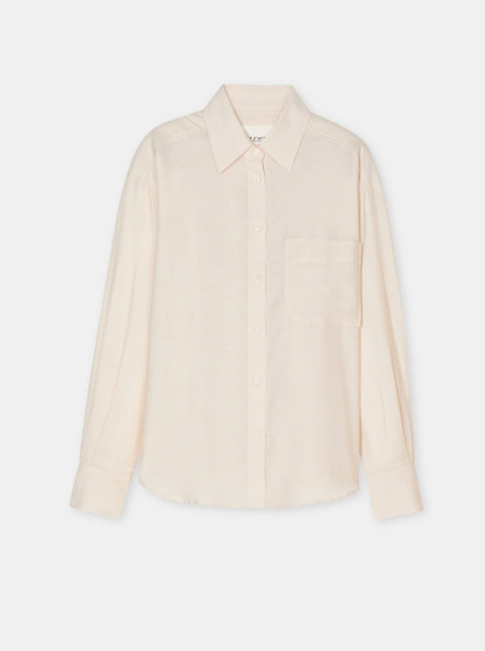 Closed - Oversized skjorte Almond cream