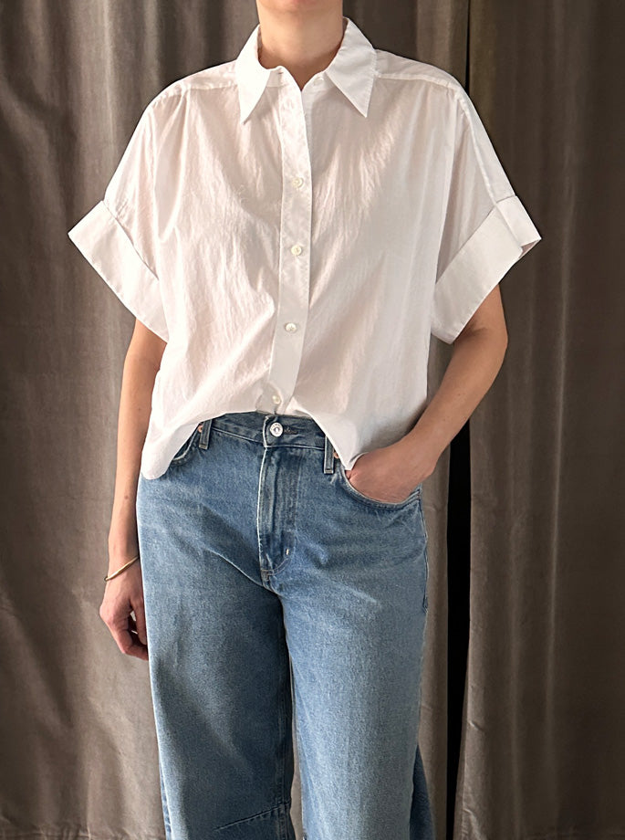 Closed - Turn-up Skjorte Hvid