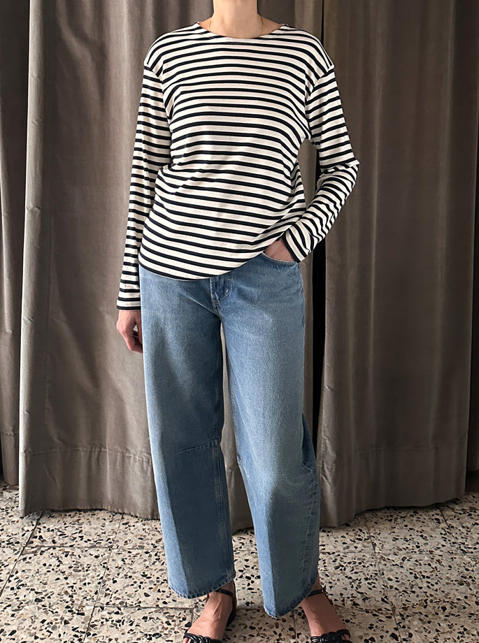 Closed - Basic Langærmet Bluse Dark Night