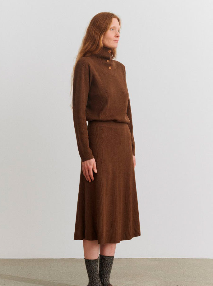 Fub - Skirt hazel melange.