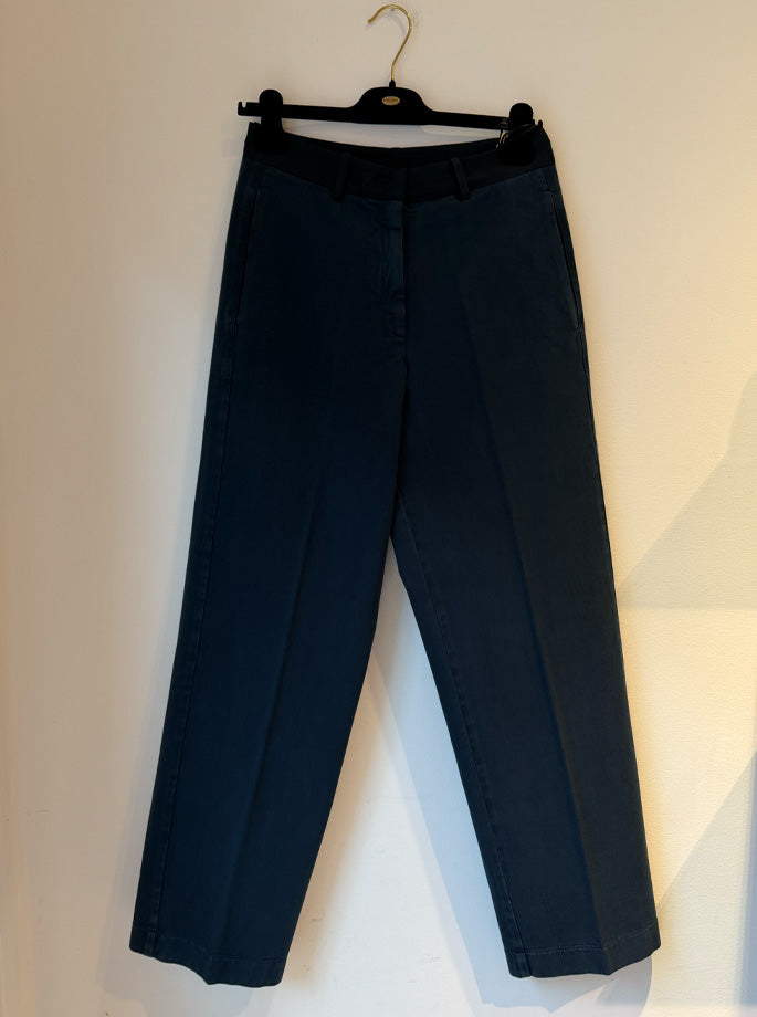 Forte Forte - My Pants Satin Belt Chino Notte