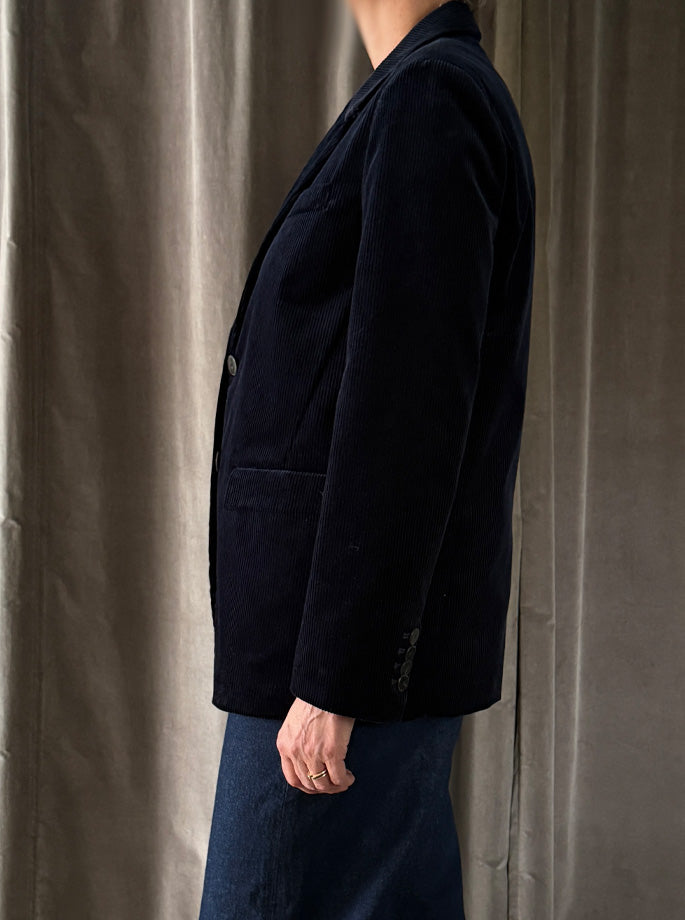 Forte Forte - Navy fløjlsblazer