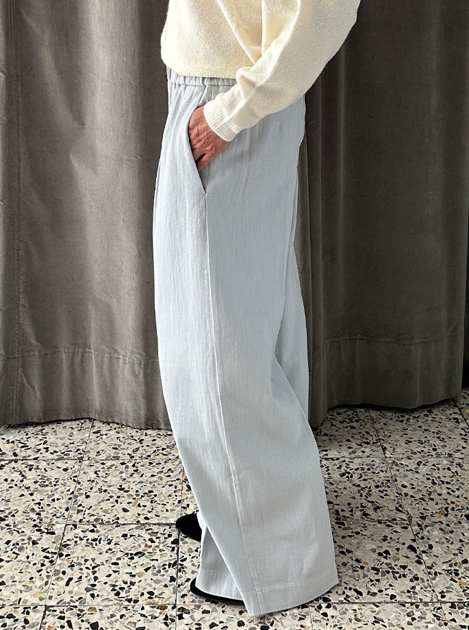 Forte Forte - My Pants Fluid Cotton Bull Regular Waist Gris
