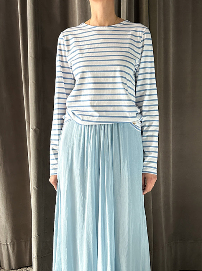 Armor Lux - Brenton T-Shirt Milk/Flax Blue