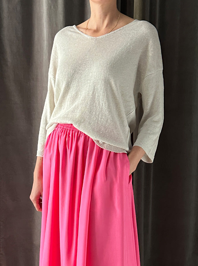 Les Racines Du Ciel - Elke Sweater Off White