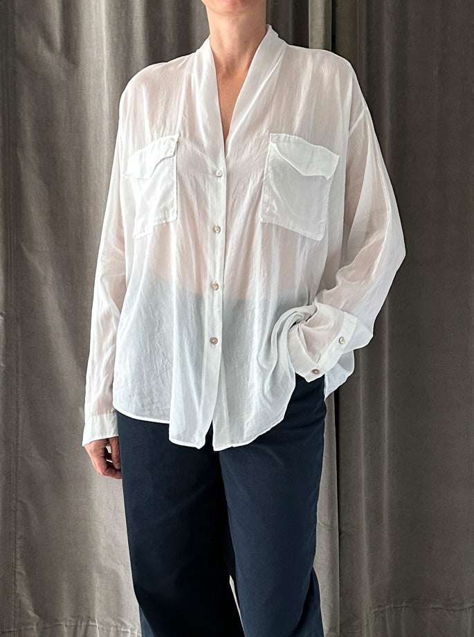 Forte Forte - My Shirt Voile Hvid