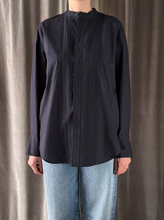 Forte Forte - My Shirt 14840 Les Fleurs Midniight