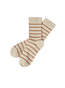 Fub - Thin Striped Socks Heather / Rust