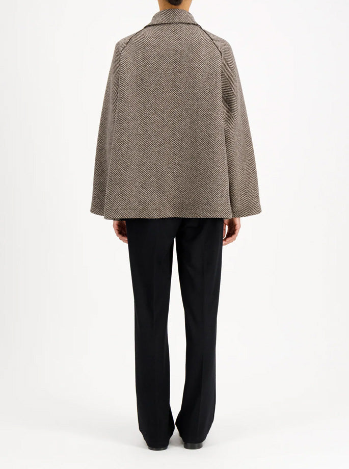 Harris Wharf - Raglan jakke i cashmere blend