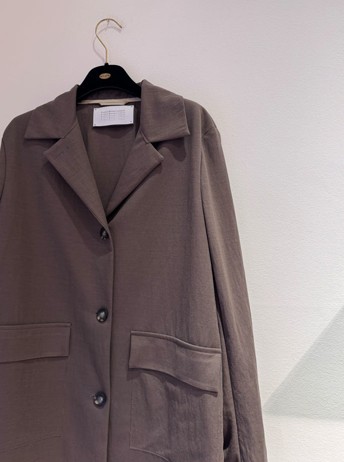 Harris Wharf - Sarafi Jakke Ebony Grey