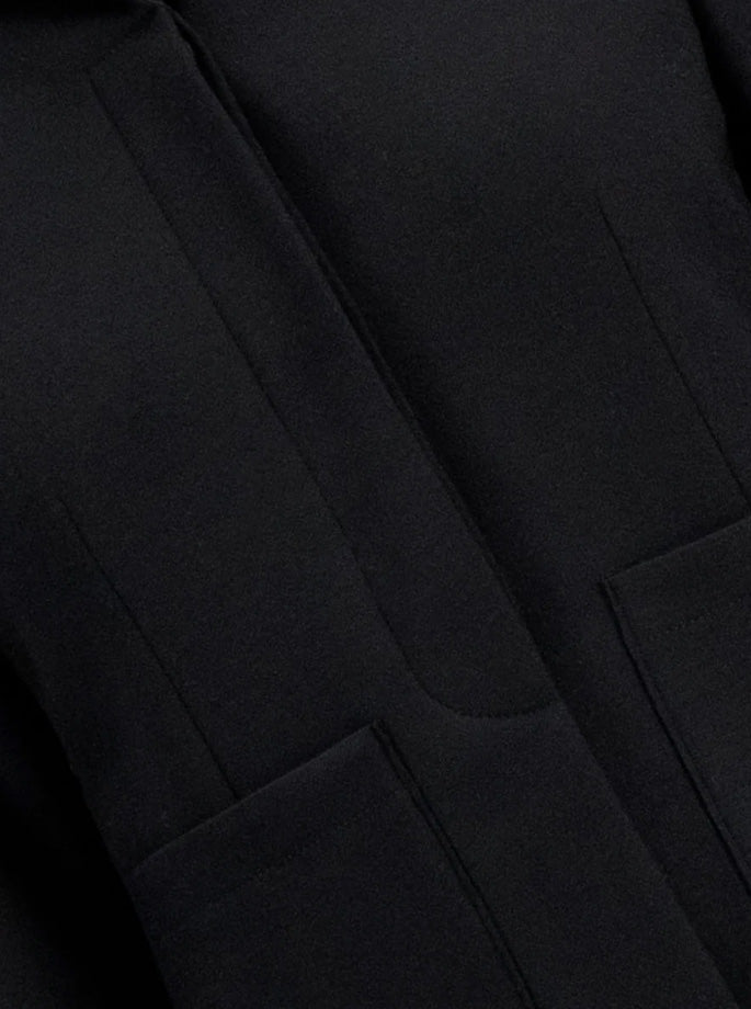 Harris Wharf -Cropped blazer I merino sort