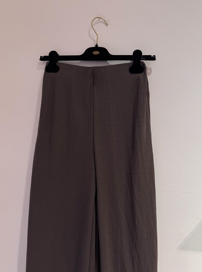 Harris Wharf - Flared Bukser Ebony Grey