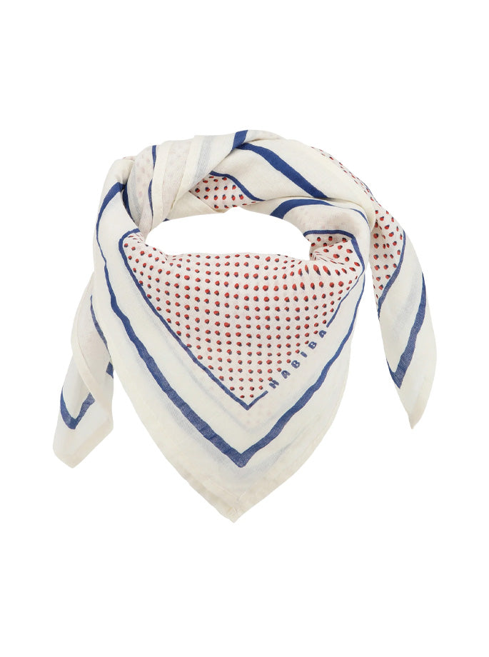 Habiba - dotty bandana ivory