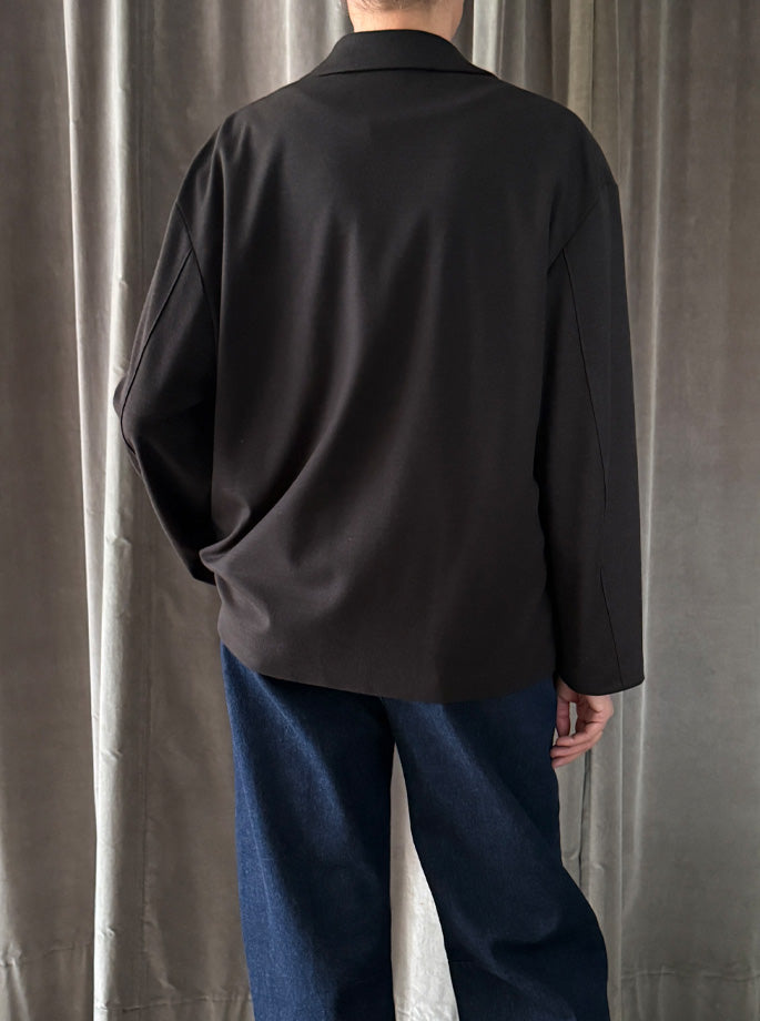 Harris Wharf  - Blazer i merino brun