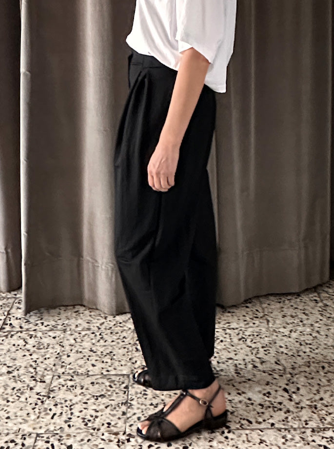 Harris Wharf - Carrot Bukser Sort