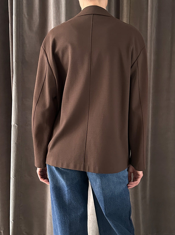 Harris Wharf - Loro Piana Blazer Dark Brown