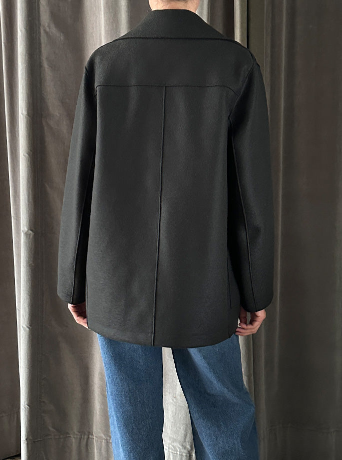 Harris Wharf - Oversized Sailor Jakke Dark Khaki